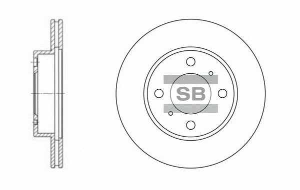 Brake Disc (SD4303)