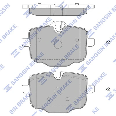 Brake Pad Set, disc brake (SP1793)