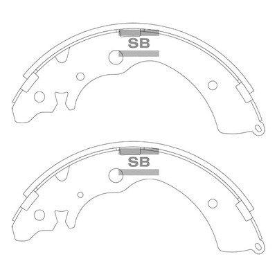 Brake Shoe Set (SA240)
