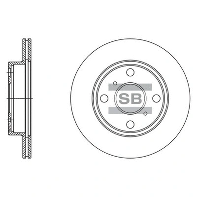 Brake Disc (SD4086)