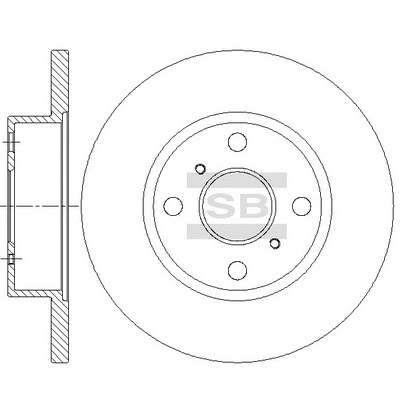 Brake Disc (SD4673)