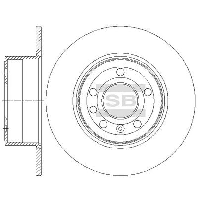 Brake Disc (SD5109)