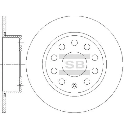 Brake Disc (SD5413)