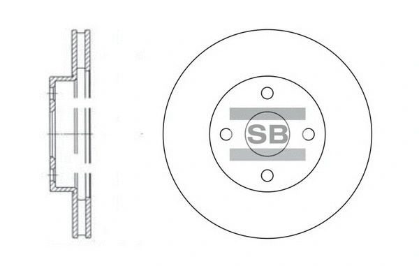 Brake Disc (SD4008)