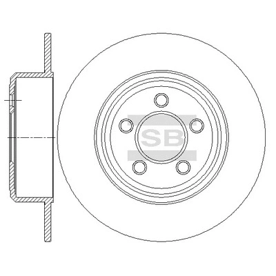 Brake Disc (SD5509)