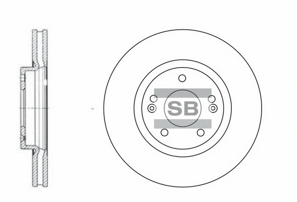 Brake Disc (SD1055)