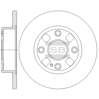 Brake Disc (SD4445)