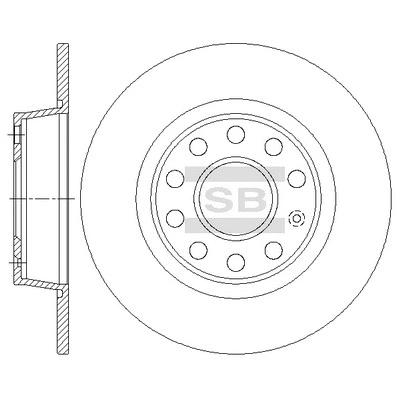 Brake Disc (SD5411)