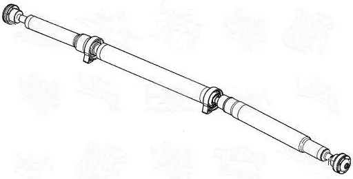 Propshaft, axle drive (39500C0332)
