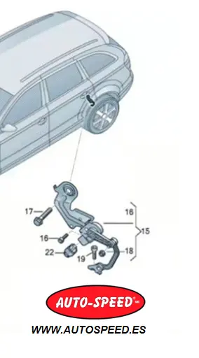 Sensor, Xenon light (headlight levelling)