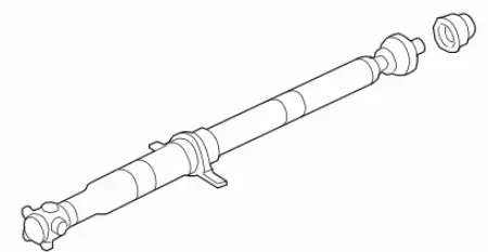 Propshaft, axle drive