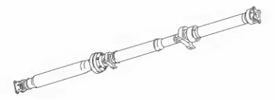 Propshaft, axle drive (3950C0333N)