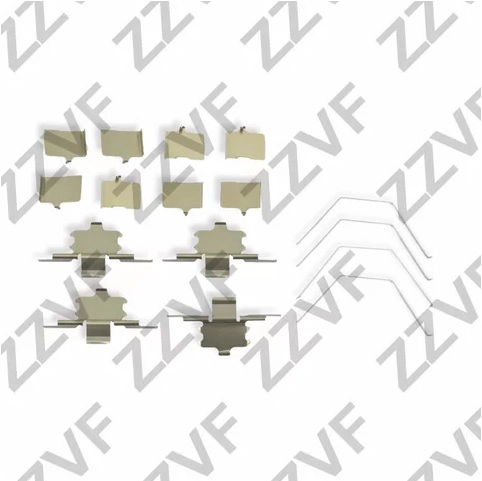 Accessory Kit, disc brake pad (ZVCER266)