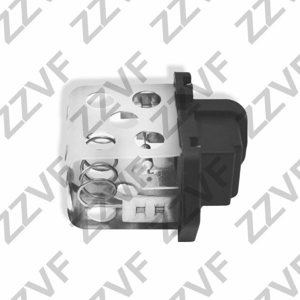 Series resistor, electric motor (radiator fan)