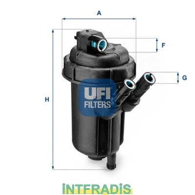 Housing, fuel filter (101052)