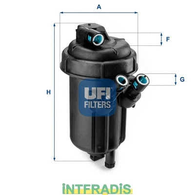 Housing, fuel filter (101055)