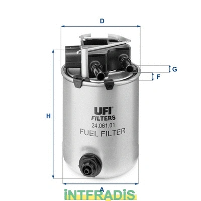 Housing, fuel filter (101181)