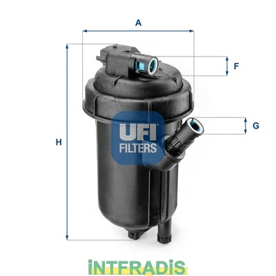 Housing, fuel filter (101054)