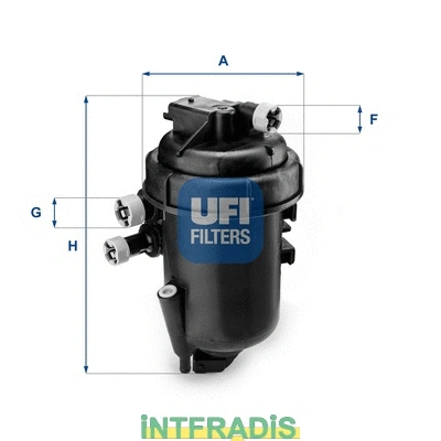 Housing, fuel filter (101062)
