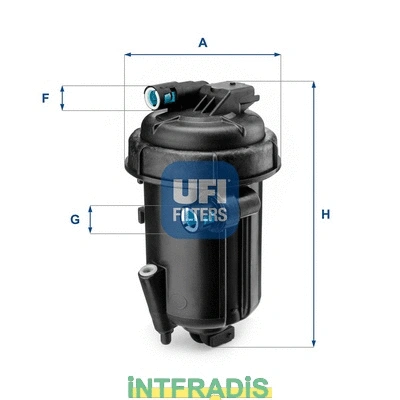 Housing, fuel filter (101057)