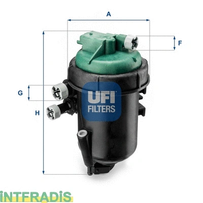 Housing, fuel filter (101072)