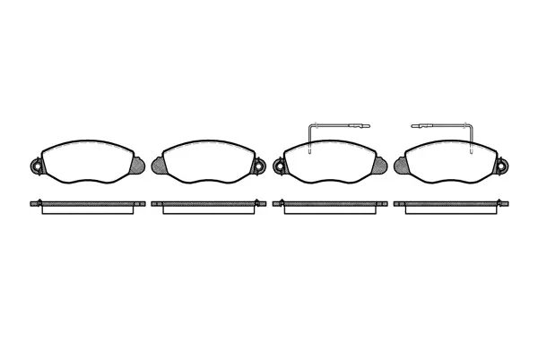 Brake Pad Set, disc brake (NB23432V02)