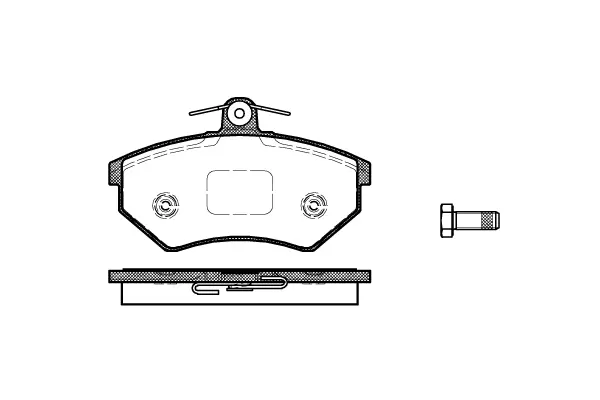 Brake Pad Set, disc brake (NB20168T16)