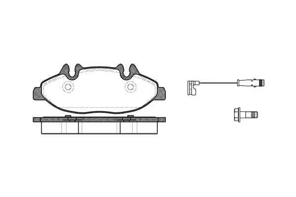 Brake Pad Set, disc brake (NB24007V02)