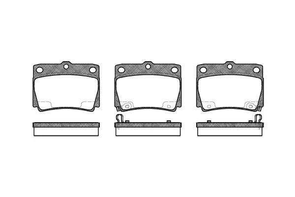 Brake Pad Set, disc brake (NB23593V02)