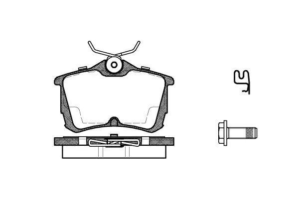 Brake Pad Set, disc brake (NB23527V02)