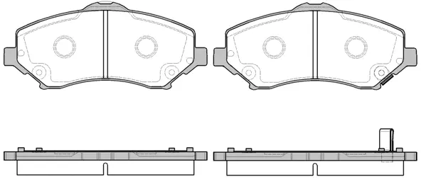 Brake Pad Set, disc brake (NB24604V02)