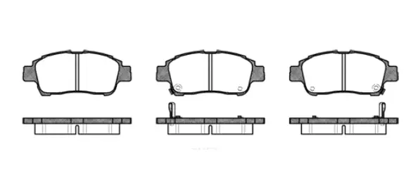 Brake Pad Set, disc brake (NB23348V02)