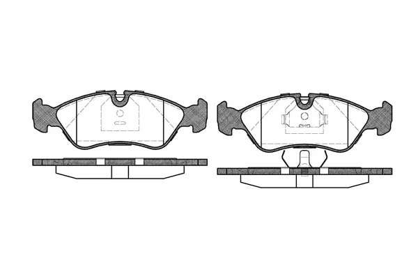 Brake Pad Set, disc brake (NB21201A01)