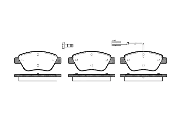 Brake Pad Set, disc brake (NB23705V01)