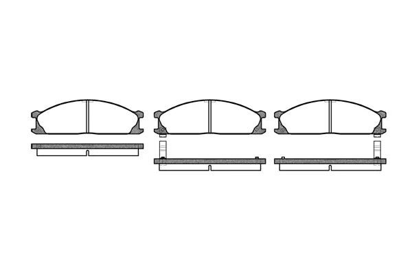 Brake Pad Set, disc brake (NB21347V02)