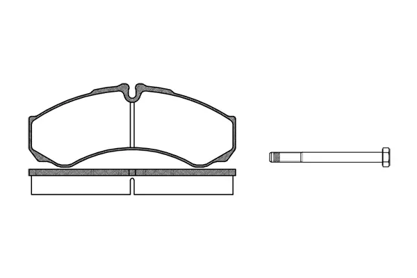 Brake Pad Set, disc brake (NB29121T20)