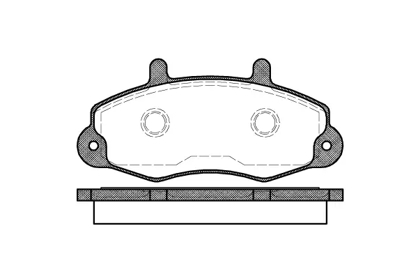 Brake Pad Set, disc brake (NB21470N00)