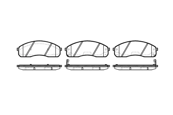 Brake Pad Set, disc brake (NB23649T17)