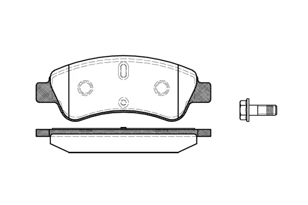 Brake Pad Set, disc brake (NB23599S01)