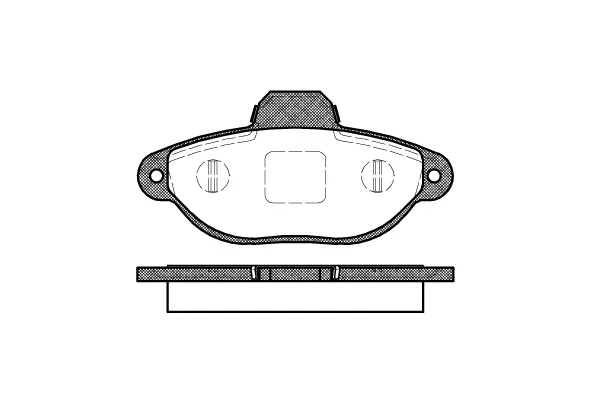Brake Pad Set, disc brake (NB21436V00)