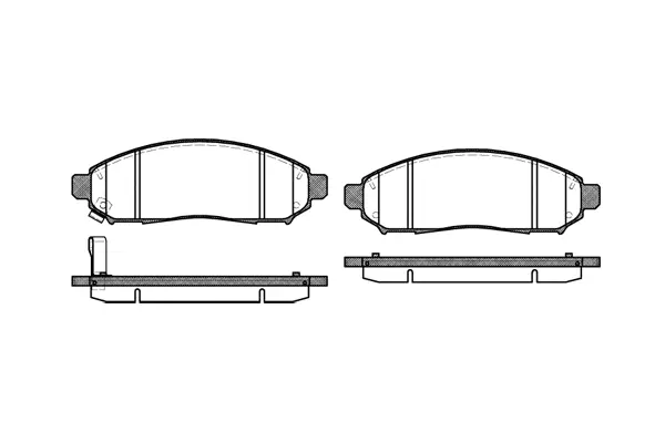Brake Pad Set, disc brake (NB24228T16)