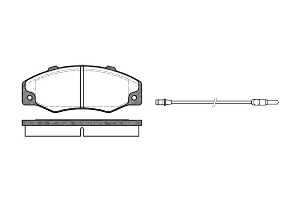 Brake Pad Set, disc brake (NB21016V02)