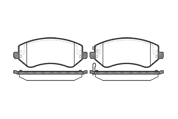 Brake Pad Set, disc brake (NB23638V02)
