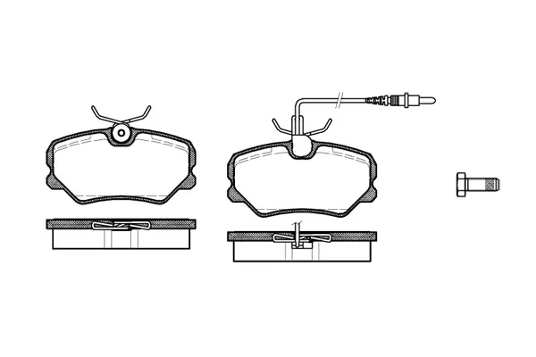 Brake Pad Set, disc brake (NB21209V02)