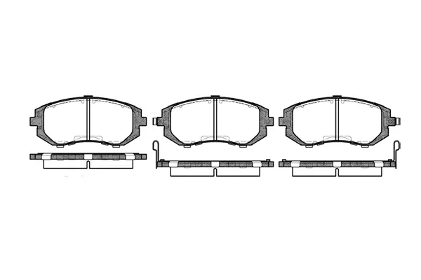 Brake Pad Set, disc brake (NB23865V02)