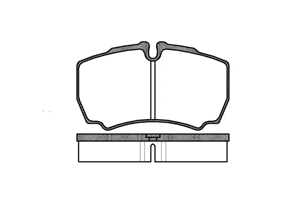 Brake Pad Set, disc brake (NB29123N00)
