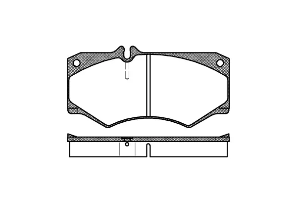 Brake Pad Set, disc brake (NB20784N00)