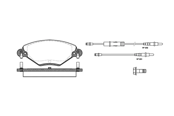 Brake Pad Set, disc brake (NB23277V04)