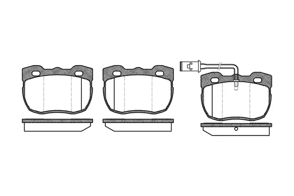 Brake Pad Set, disc brake (NB21459V01)