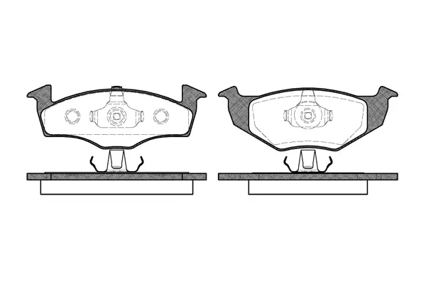 Brake Pad Set, disc brake (NB21866T17)